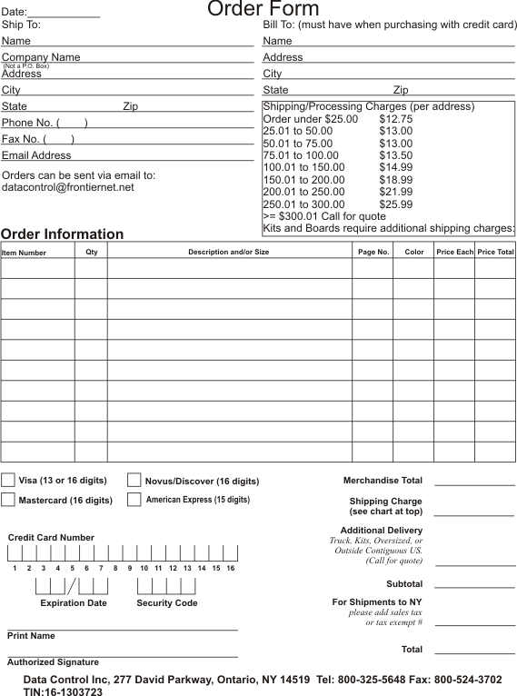 Order Form